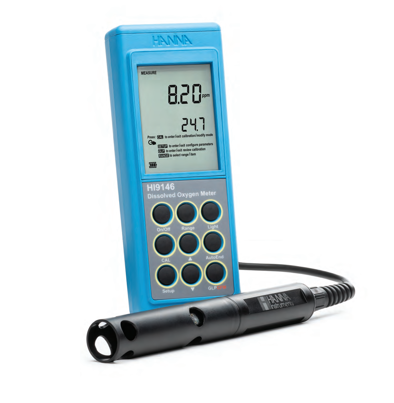 hanna哈纳hi9146便携式溶解氧do-饱和溶解氧测定仪